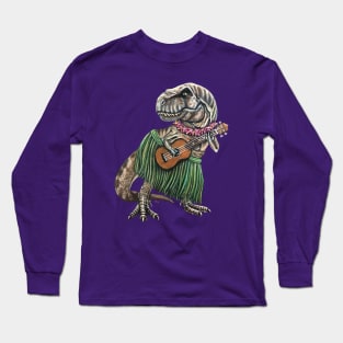 "Ukusaurus" - T-Rex Inventions Long Sleeve T-Shirt